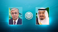 Tokayev congratulated the King of Saudi Arabia on the 30th anniversary of the establishment of diplomatic relations