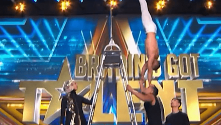 Kazakh State Circus acrobats made it to the second round of popular British TV show Britain’s GotTalent