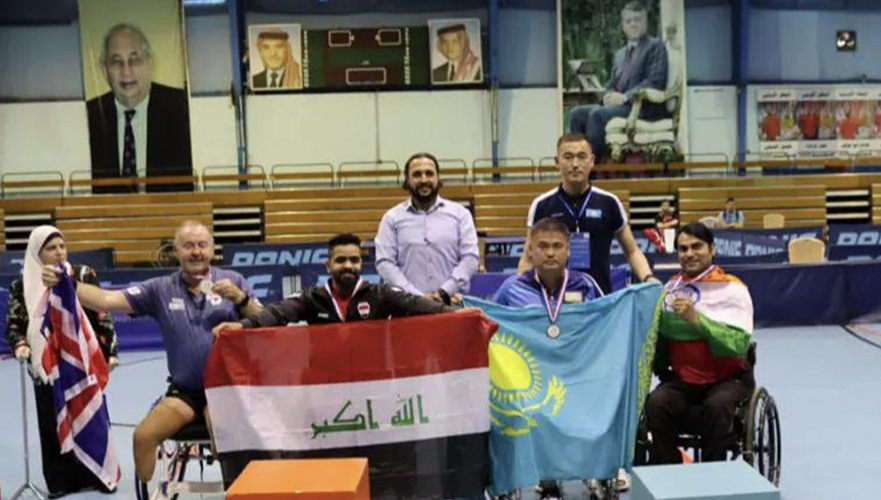 Казахстанский паролимпиец выиграл «бронзу» чемпионата Азии по теннису в Иордании