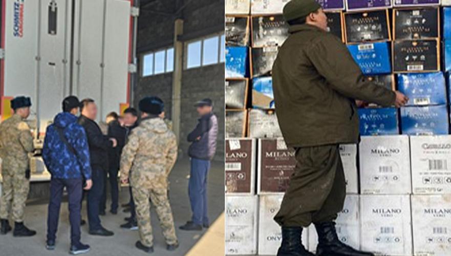 Контрабандные табачные изделия на Т1 млрд выявили на границе Казахстана и Кыргызстана