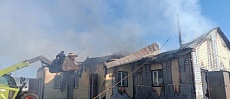 Пожар в общественном здании произошел в Акмолинской области