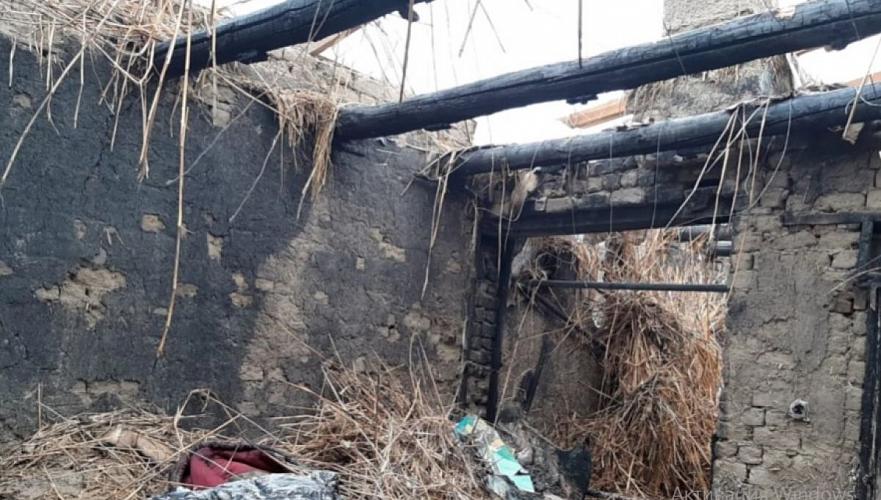 Младенец из многодетной семьи погиб при пожаре во времянке в Кызылорде