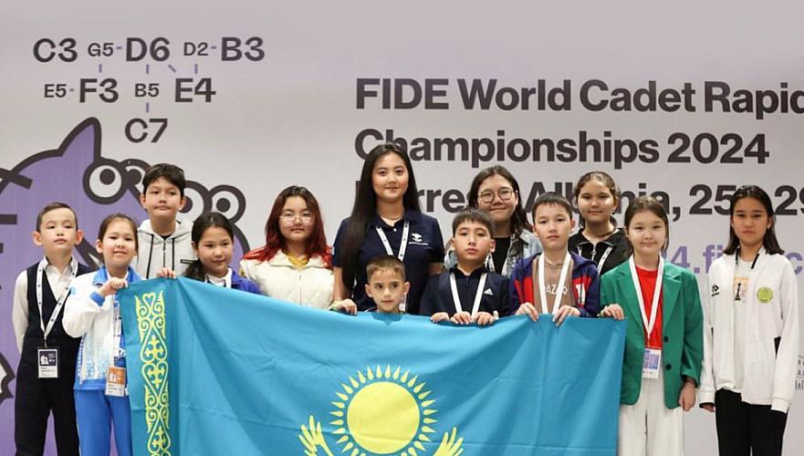 Шесть медалей завоевали юные казахстанские шахматисты на чемпионате мира в Албании 