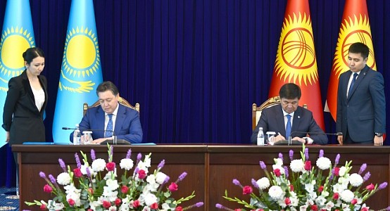 Ряд документов подписан по итогам визита Мамина в Кыргызстан