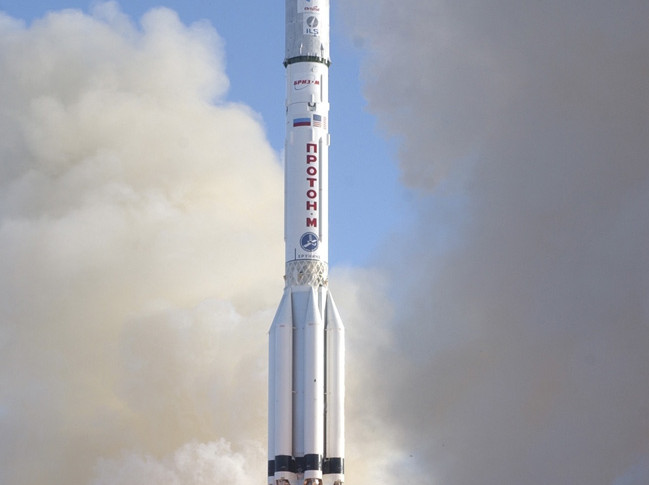 Proton with two satellites Eutelsat 5 West B and MEV-1 launched from Baikonur