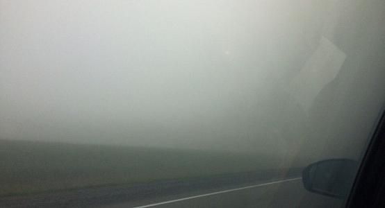 Smog covered Pavlodar region