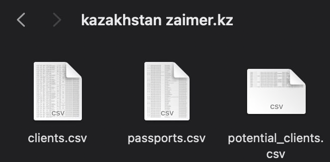 Данные 2 млн казахстанцев и клиентов МФО Zaimer.kz утекли в сеть 