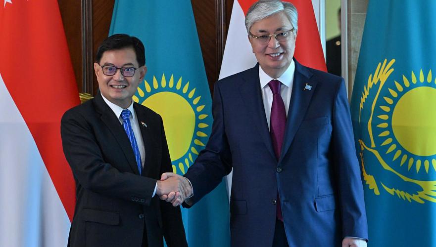 Tokayev received the Minister for Economic Policy of Singapore