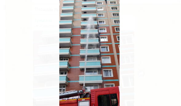 Пожар в двух строящихся 13-этажных зданиях потушили в Алматы