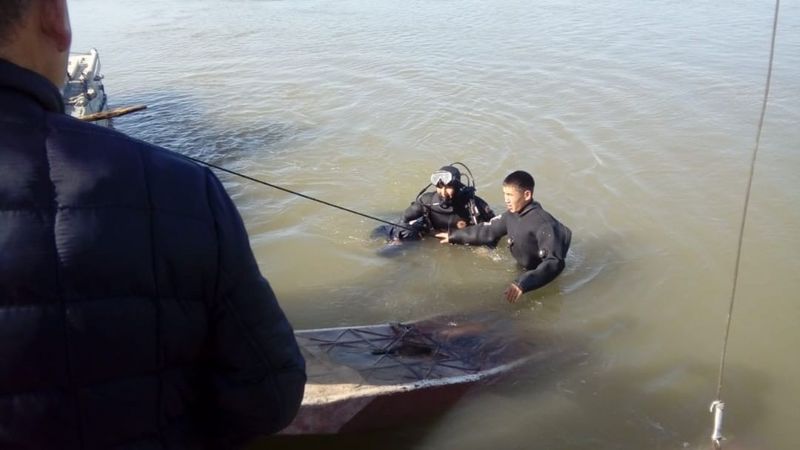 Водитель утонул при переезде парома через реку Урал в ЗКО