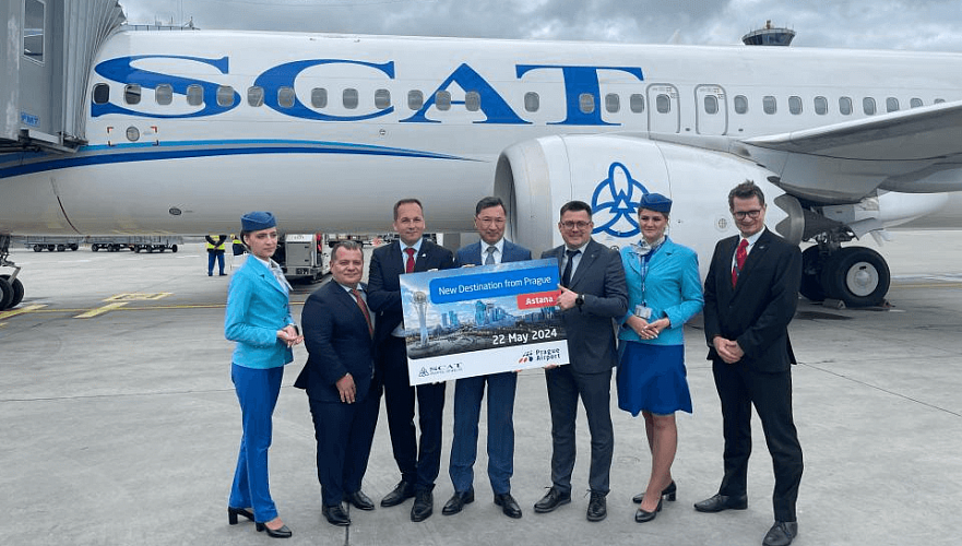 Direct flight from Astana to Prague launched