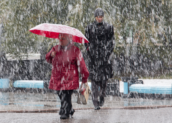 Дождь, снег и сильный ветер ожидаются в СКО в четверг