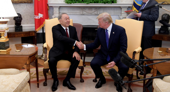 Trump encourages decision of Nazarbayev on resignation