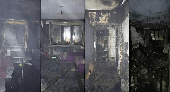 Погибшие при пожаре в Павлодаре были обнаружены на разных этажах подъезда 