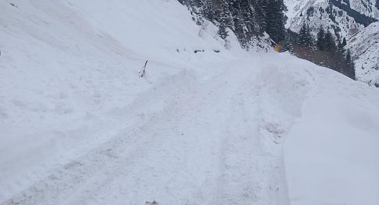 Avalanching alert declared in mountains of Almaty