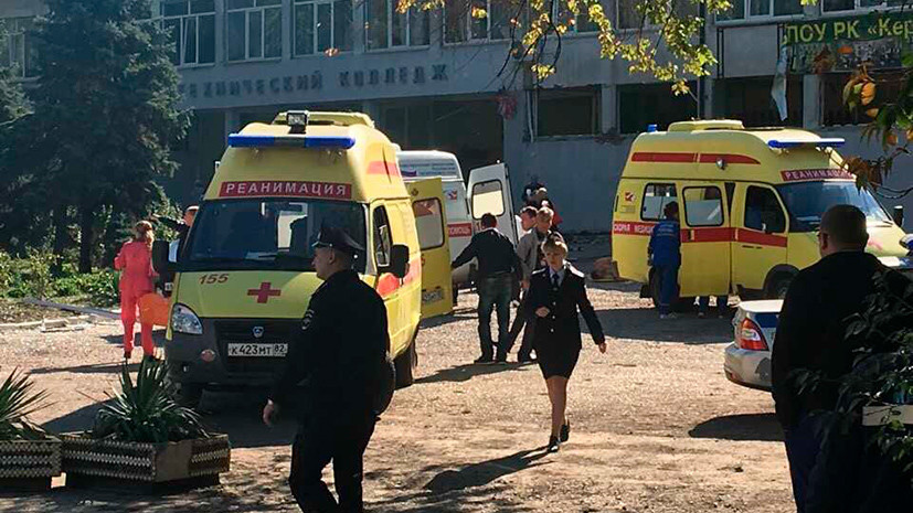 10 человек погибли и 50 ранены из-за подрыва взрывного устройства в колледже в Крыму