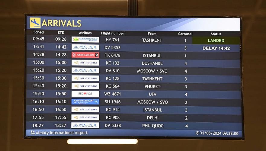 International flights were completely transferred to new terminal of Almaty airport