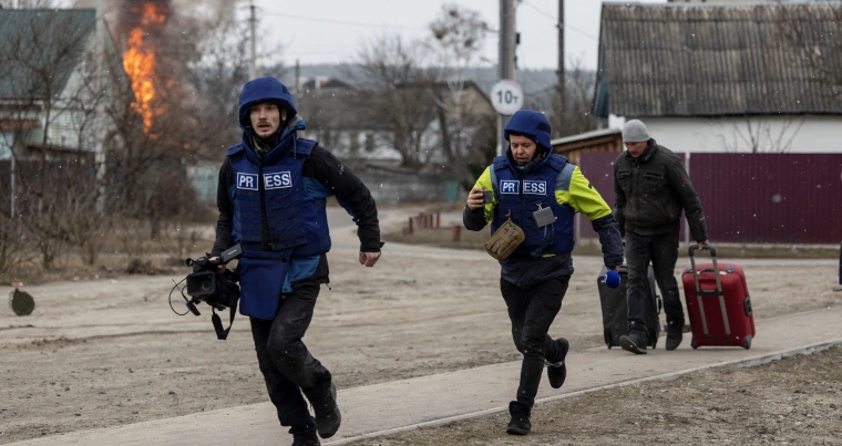 Более 20 журналистов убиты с начала российского вторжения в Украину