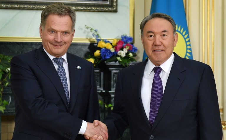Президента Финляндии Ниинисте с избранием на новый срок поздравил Назарбаев