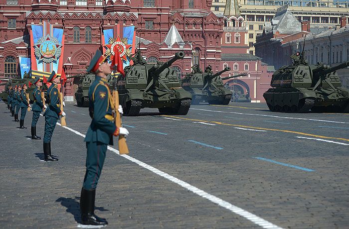 Казахстанские военнослужащие готовятся к участию в военном параде в Москве