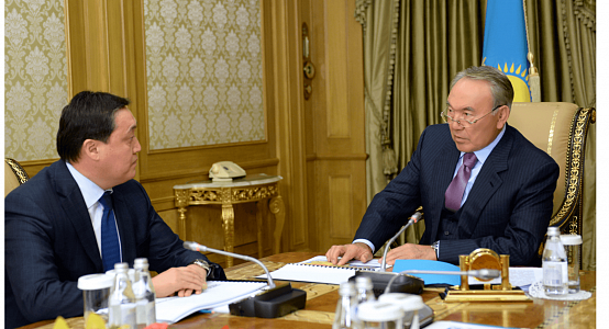 Nazarbayev supports Mamin's candidacy for the post of prime minister