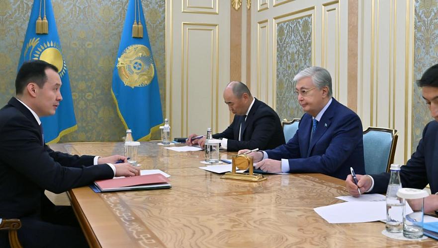 Tokayev received Chairman of the Board of JSC NC QazaqGaz Zharkeshov