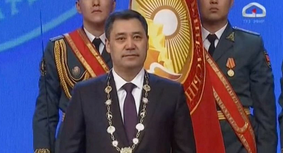 Sadyr Japarov officially took office as President of Kyrgyzstan