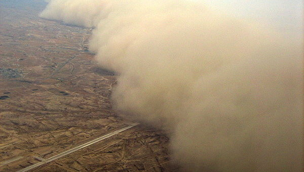 Пыльная буря ожидается в среду в Мангистауской области