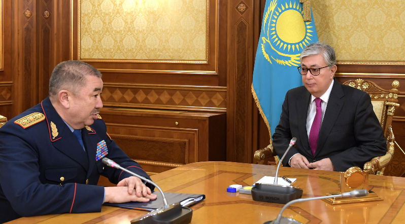 Токаев встретился с главой минобороны и министром внутренних дел