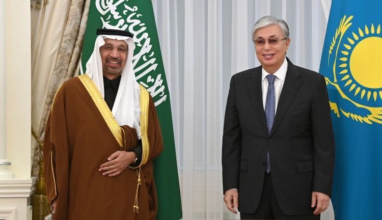 Токаев принял министра инвестиций Королевства Саудовская Аравия 