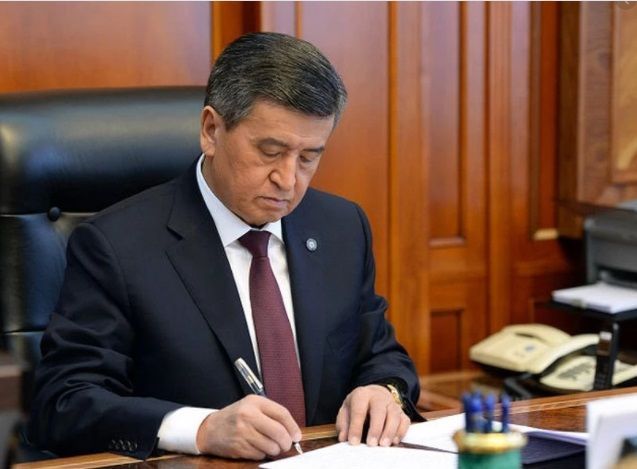Жээнбеков отправил правительство Кыргызстана в отставку