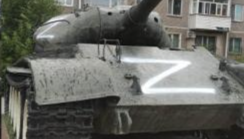 Изрисовавшего танк символом «Z» задержали в Карагандинской области 