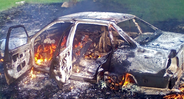 Таксиста зарезали и сожгли в Шымкенте – в убийстве подозревают двоих пассажиров