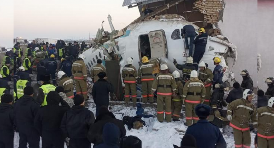 Kazaeronavigation reported wrong site of Fokker-100 crash
