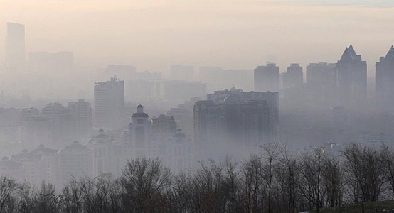 Concentration of pollution in the air of Almaty significantly exceededs the dangerous level