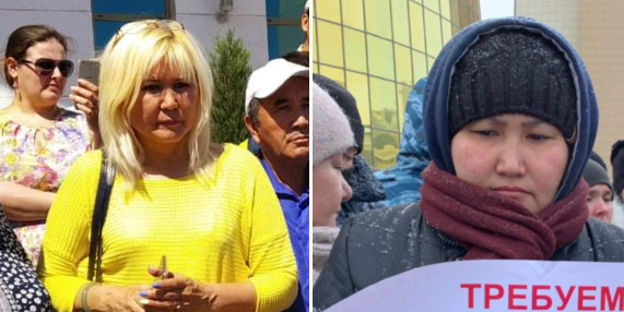 Активистки Закирова и Кукетаева арестованы на пять суток каждая в Нур-Султане (видео)