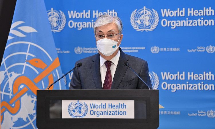 Токаев на конференции ВОЗ: нынешняя пандемия не является исключительной ЧС