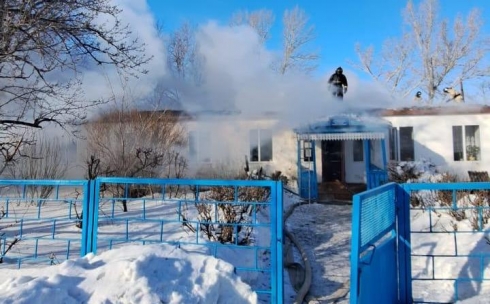Врачебная амбулатория сгорела в Карагандинской области