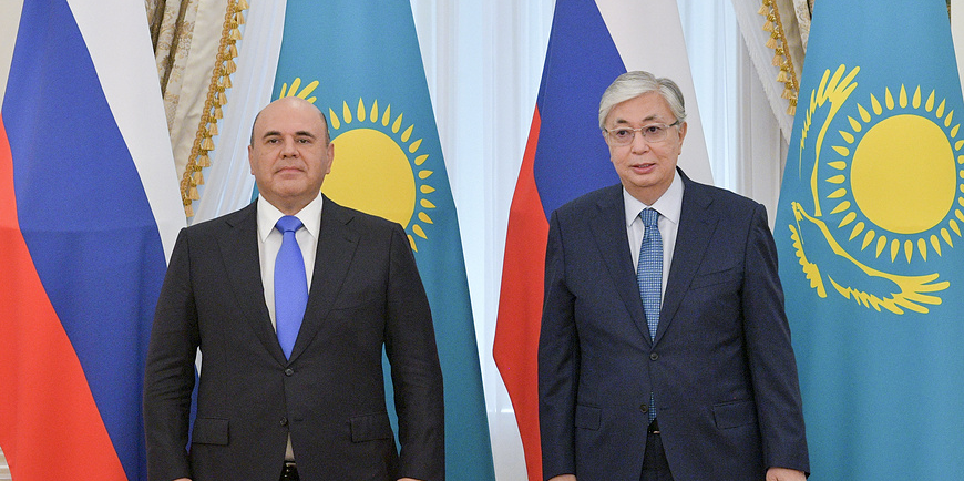 Премьер России Токаеву: Мы искренне дорожим дружбой с братским Казахстаном