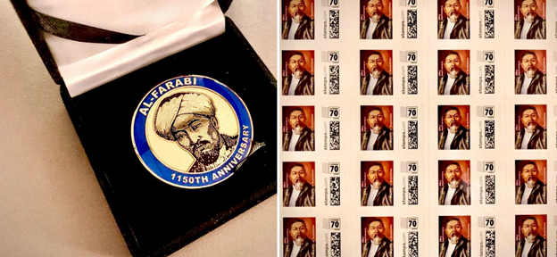 Монеты и марки с изображениями Абая и аль-Фараби выпустили в США