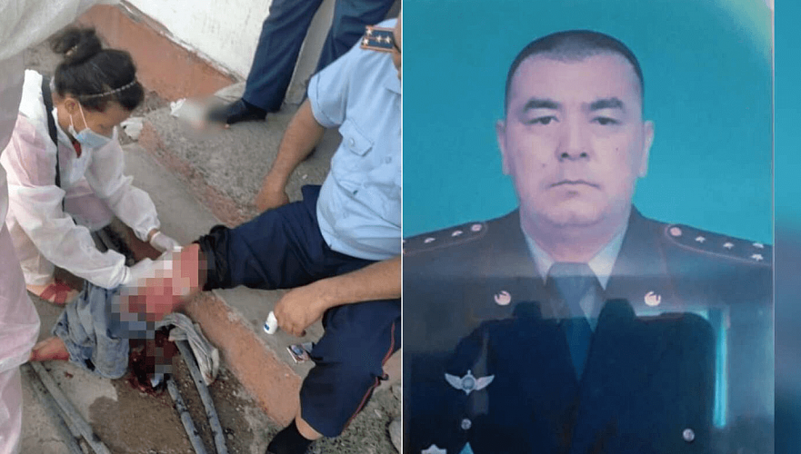 Полицейского ранили в Туркестанской области