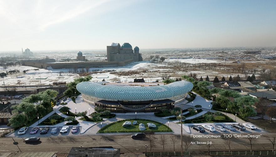 Строительство амфитеатра в Туркестане планируют завершить в октябре 2019 года