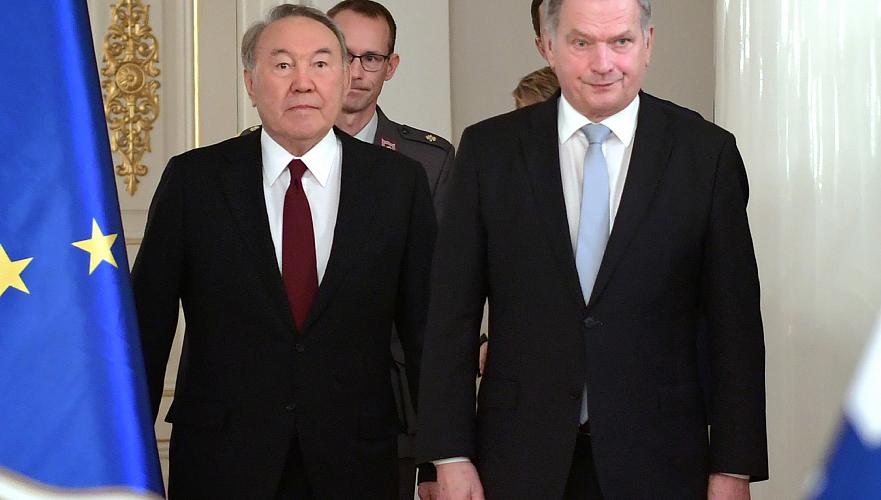 Назарбаев надеется на содействие Финляндии развитию диалога между Казахстаном и ЕС