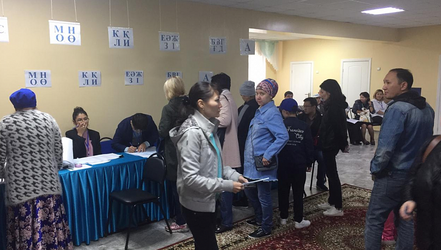 ЦИК отчитался по явке избирателей в Казахстане по состоянию на 10.00