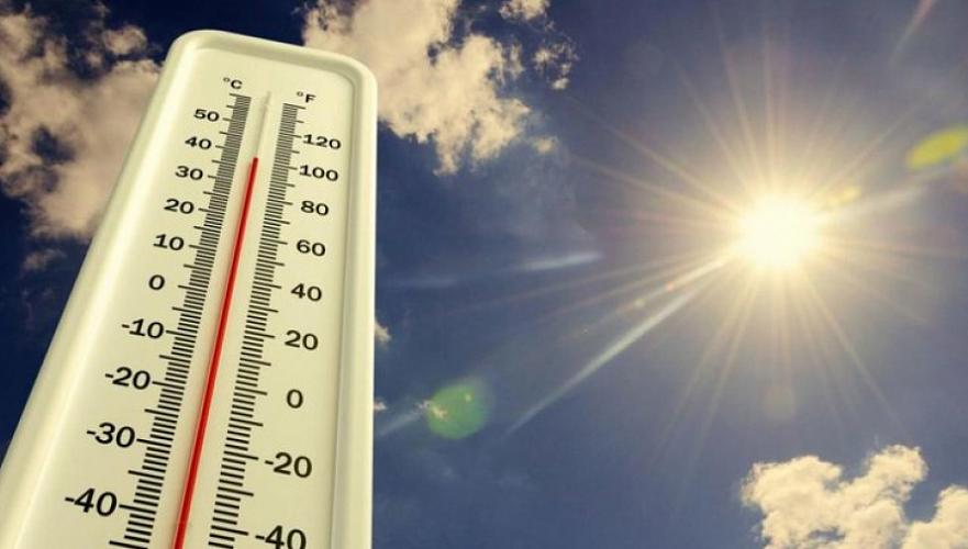 Сильная жара ожидается в воскресенье некоторых регионах Казахстана