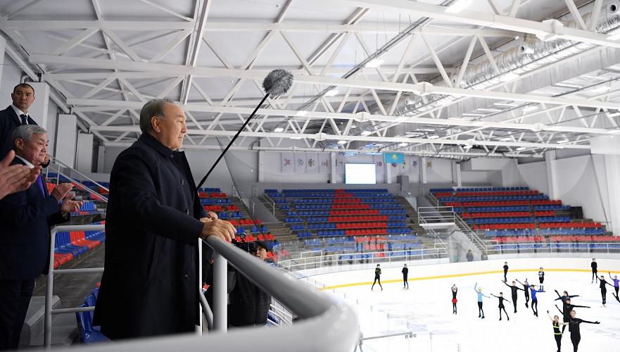 Nazarbayev attended new sports objects in Aktobe