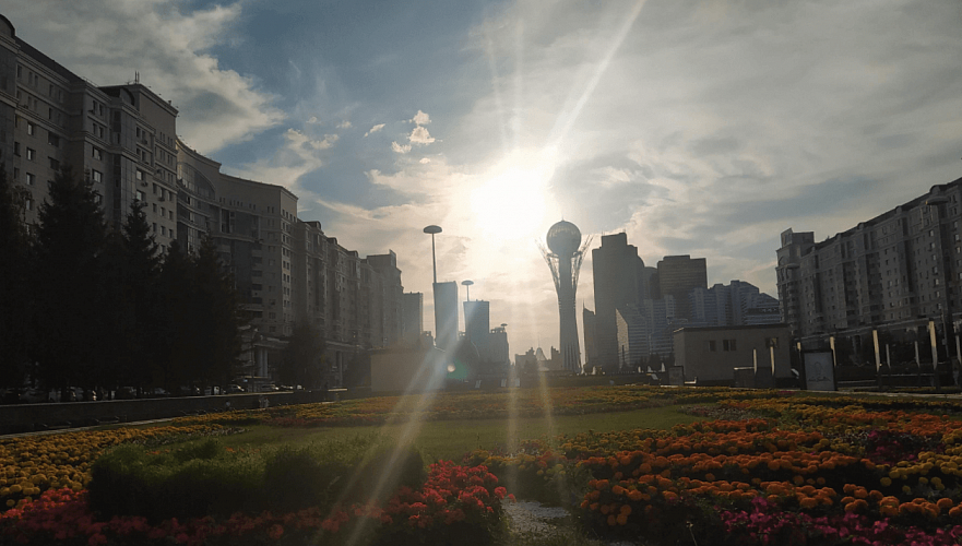 Погода без осадков ожидается в понедельник в Нур-Султане и Шымкенте, в Алматы гроза