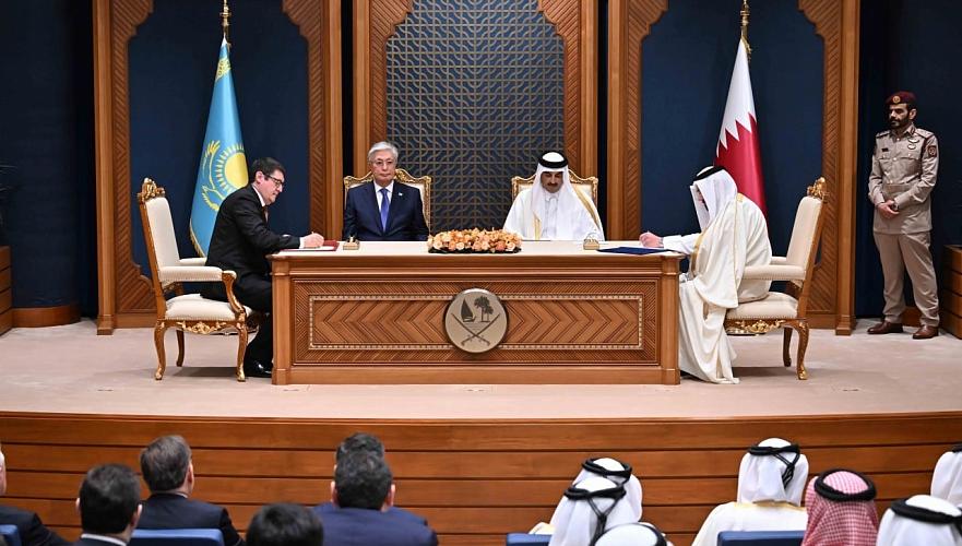Соглашение по Кашагану и ряд других документов подписали после переговоров Токаева в Катаре