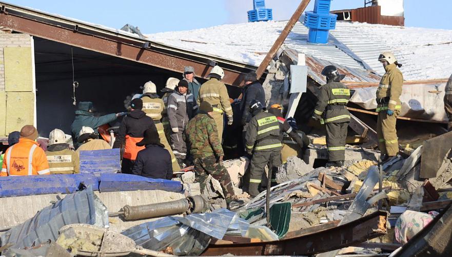 Три человека погибли под завалами на месте ЧП в Костанае
