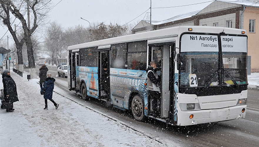25 водителей пассажирских автобусов снялись с маршрута в Павлодаре